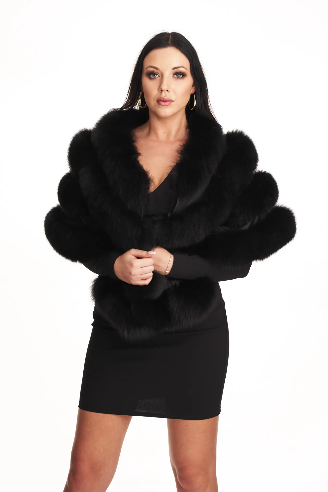 Elegantes bufandas de piel