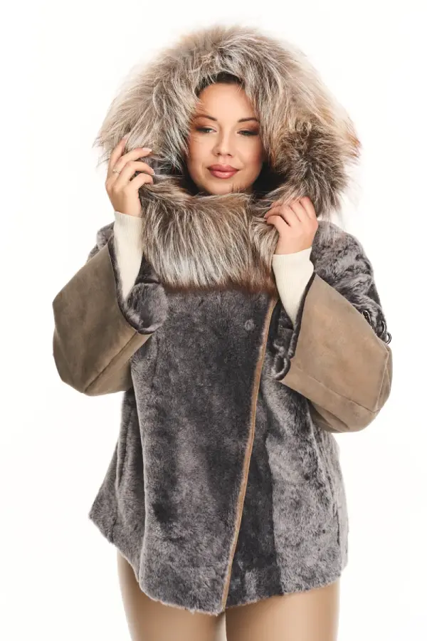 Parkas de invierno con piel natural